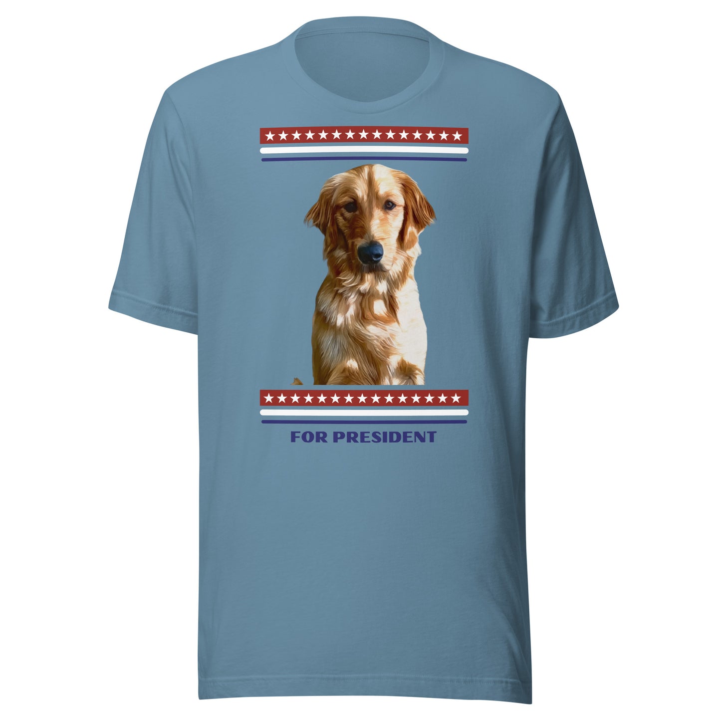 Golden Retriever For President Unisex t-shirt