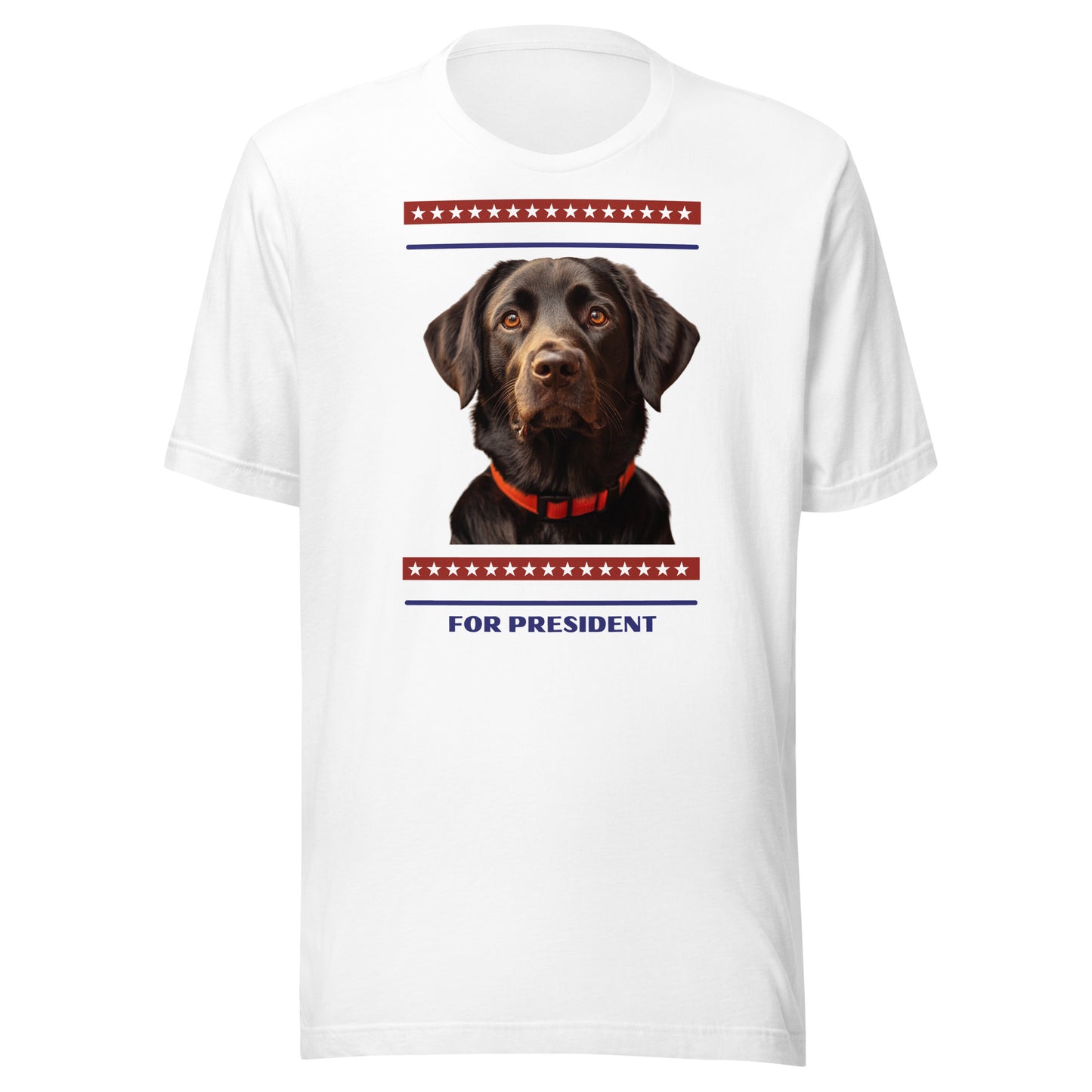 Black Labrador Retriever For President Unisex t-shirt