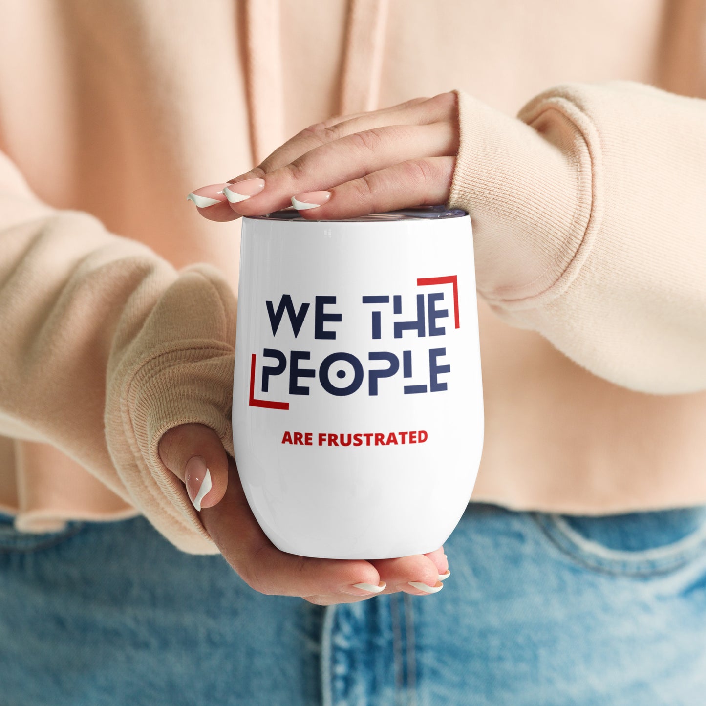 We The People Wine tumbler