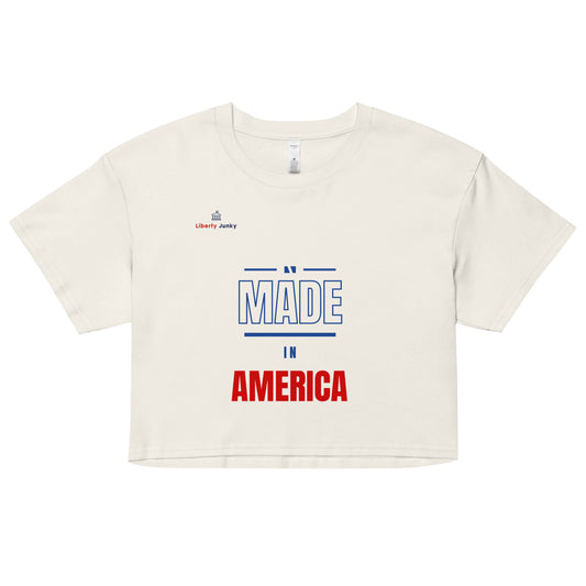 Made In America Women’s crop top