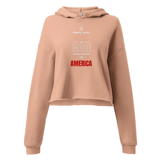 Made in America Crop Hoodie