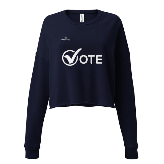 Vote - Crop Sweatshirt