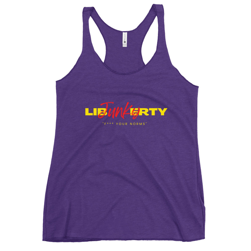 Liberty Junky F your Norms Women's Racerback Tank