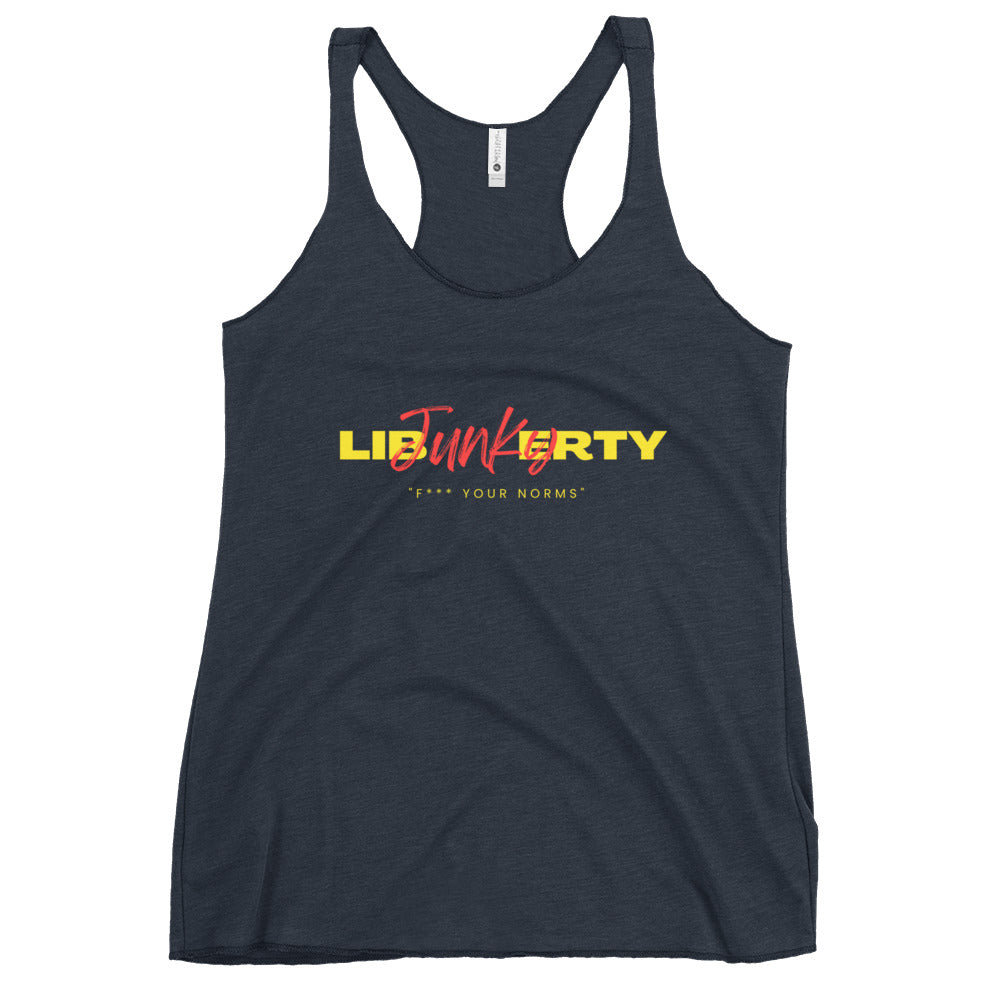 Liberty Junky F your Norms Women's Racerback Tank