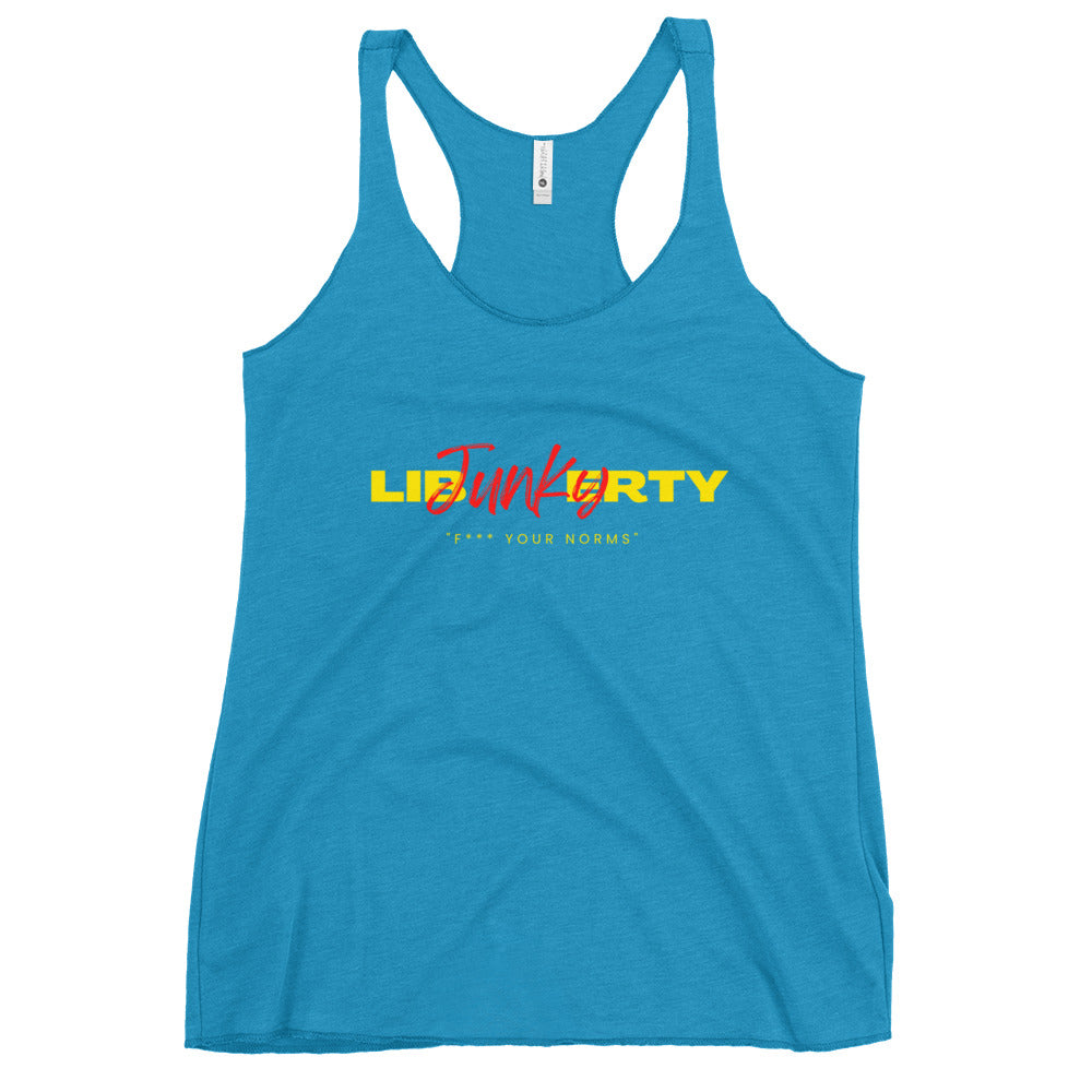 Liberty Junky F your Norms Women's Racerback Tank